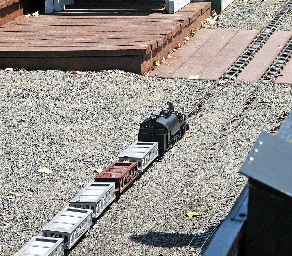 Miniature train model at Colorado Model Railroad.