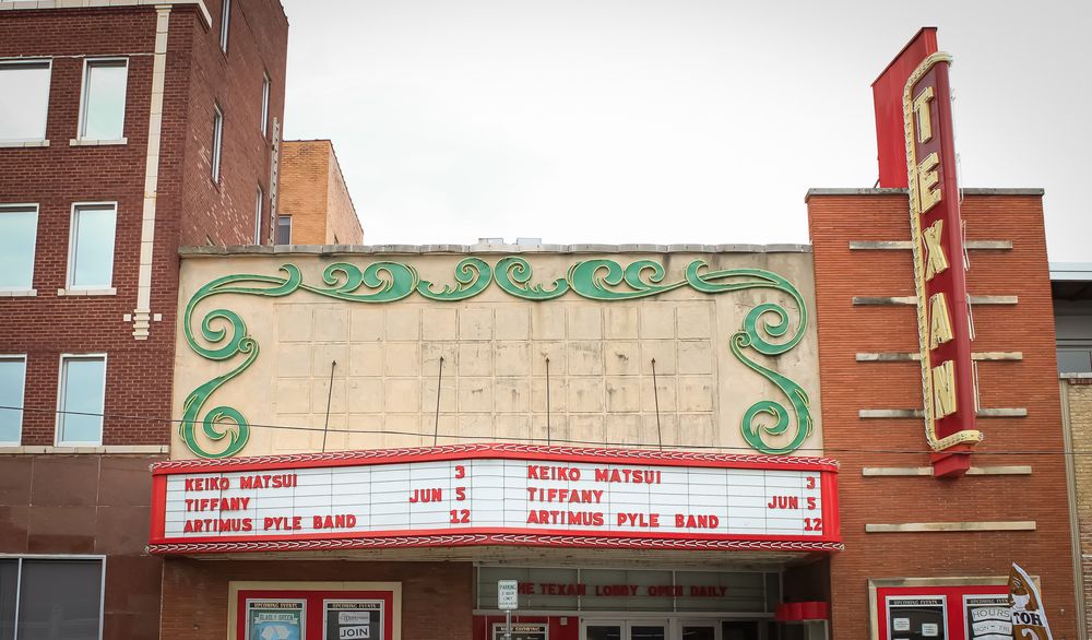 Signs at Texan Theater