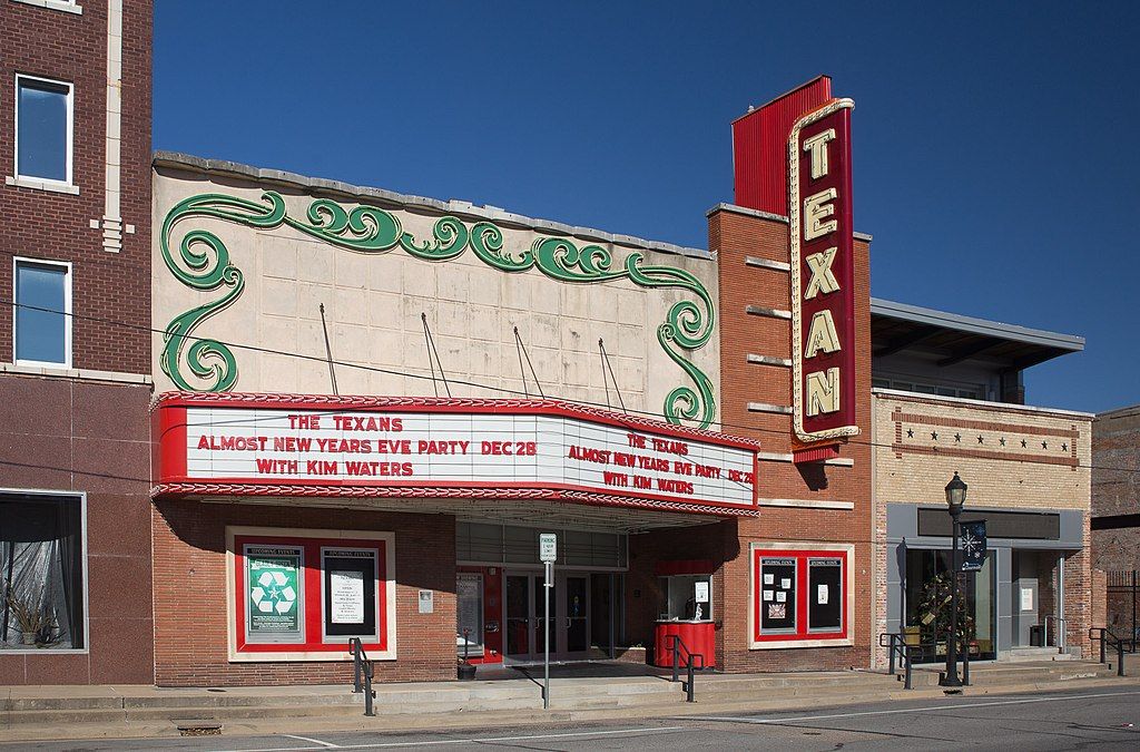 Exterior of Texan Theater