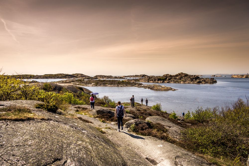 People exploring Gothenburg Archipelago