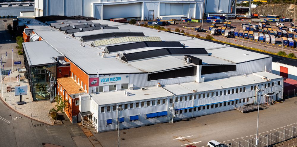Exterior of the Volvo Museum
