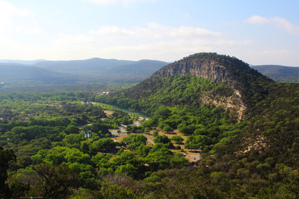 Mountain views at Garner State Park