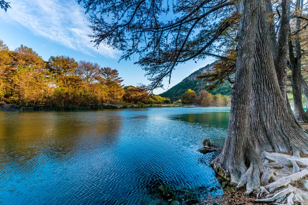 The waters of Frio River at Garner State Park