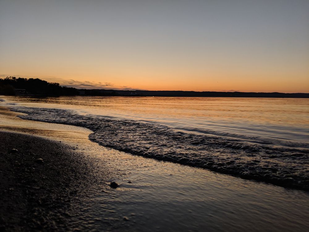 Sunset over Clinch Park