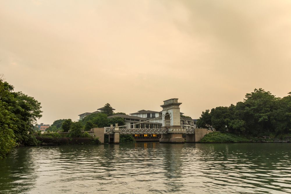 A bridge over Two Rivers and Four Lakes
