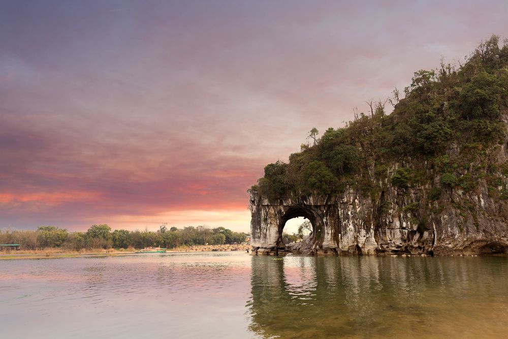 Scenic view of Elephant Trunk Hill