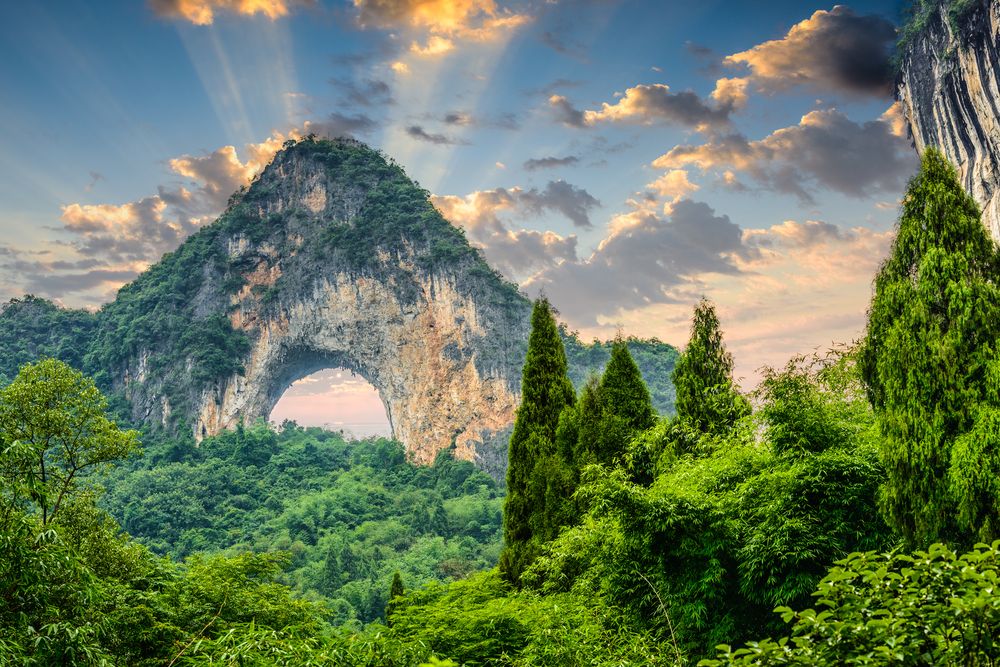 Scenic view of Moon Hill
