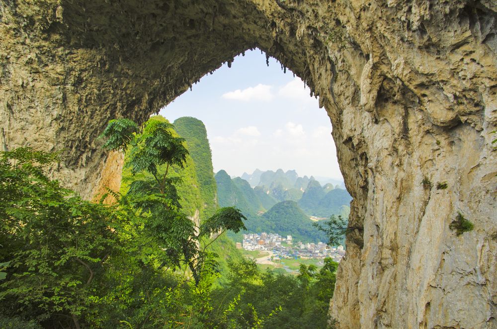 Closer view of Moon Hill