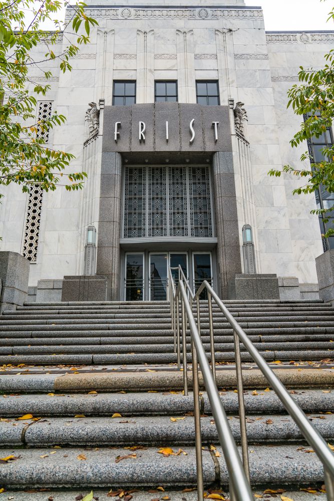 Steps leading to Frist Art Museum's entrance