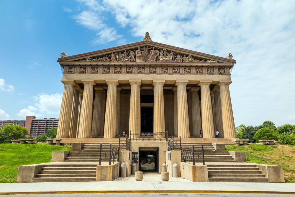 Front exterior of The Parthenon