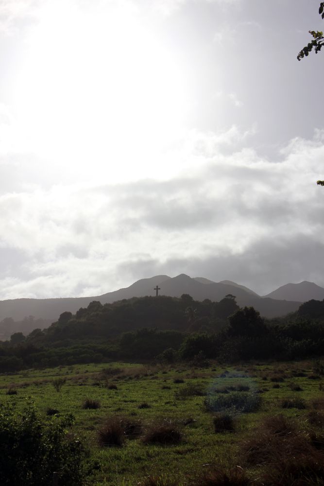 Far view of Fagan's Cross