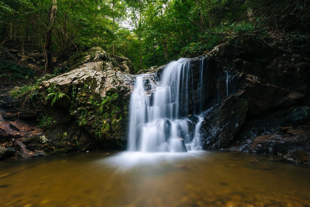 Gorgeous waterfall at Patapsco Valley State Park