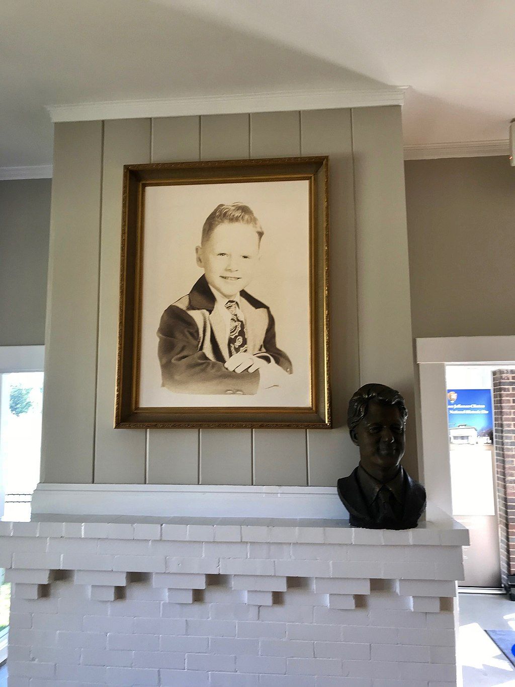 A portrait in President William Jefferson Clinton Birthplace Home