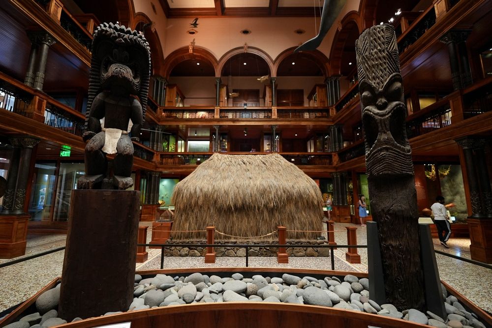 Exhibit in the Bishop Museum