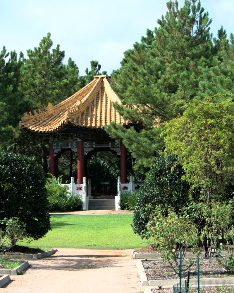 Japanese garden at Hermann Park