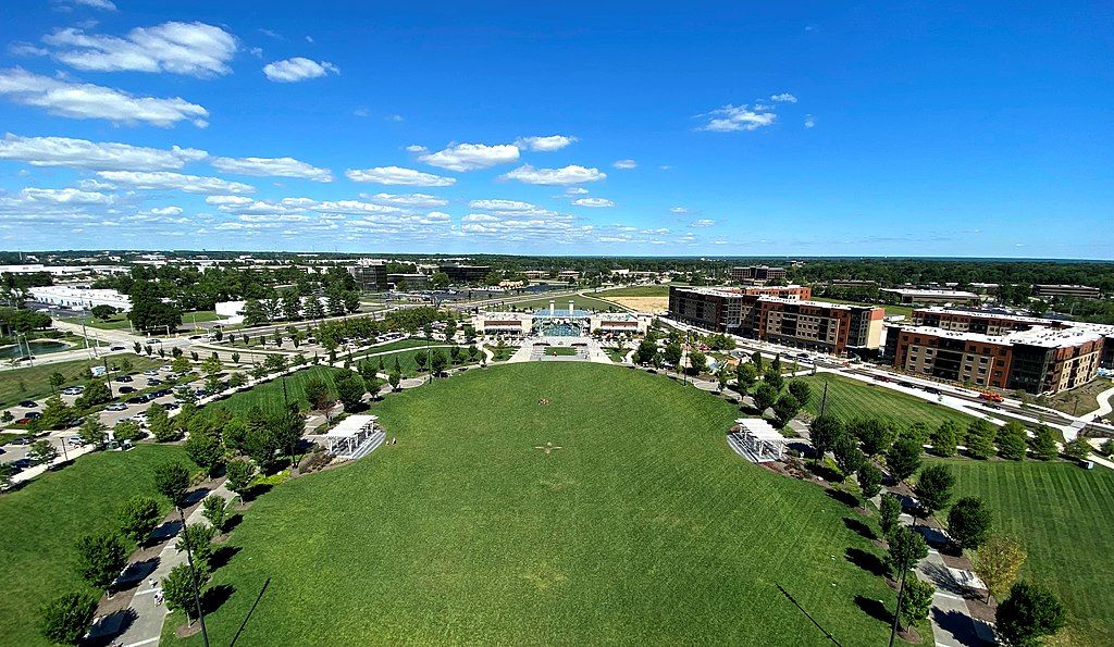 Aerial view of Summit Park