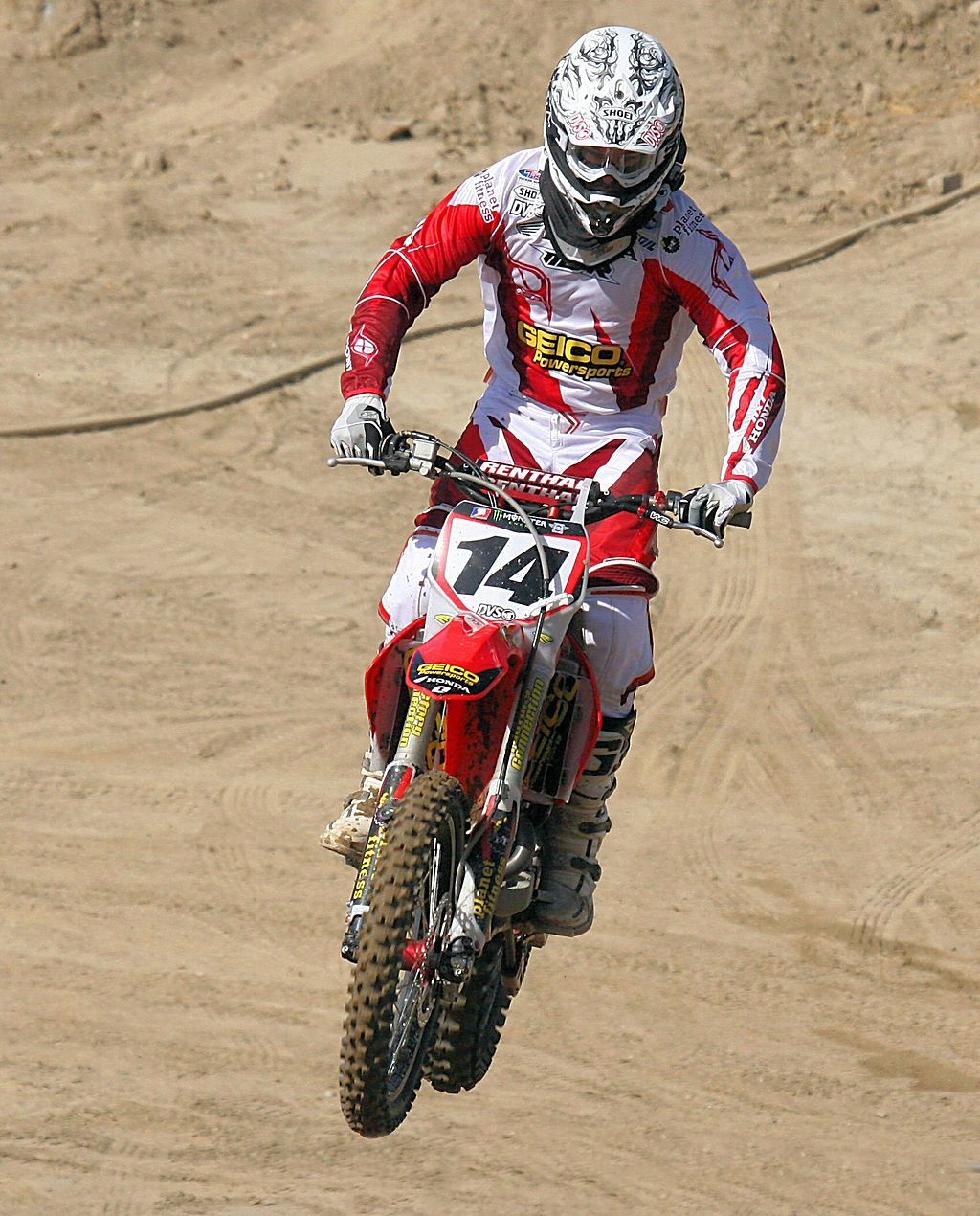 Motorcycle race at Glen Helen Raceway