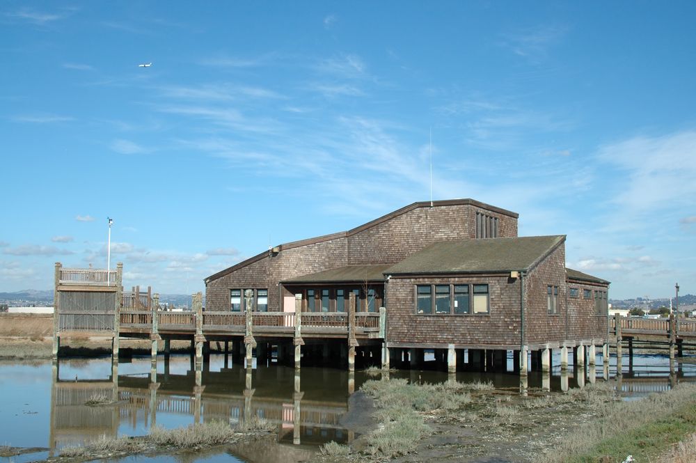 Facade of the Hayward Shoreline Interpretive Center