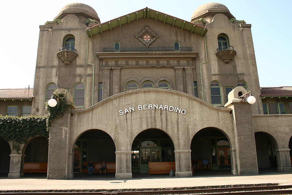 Exterior of San Bernardino History and Railroad Museum