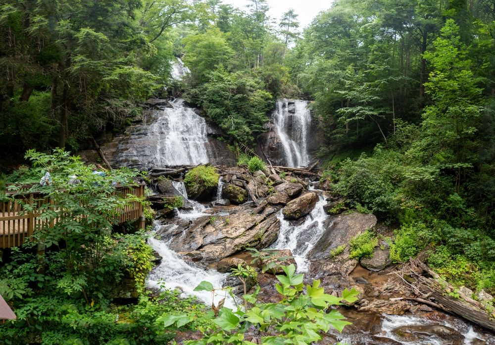 Anna ruby falls at Unicoi State Park & Lodge