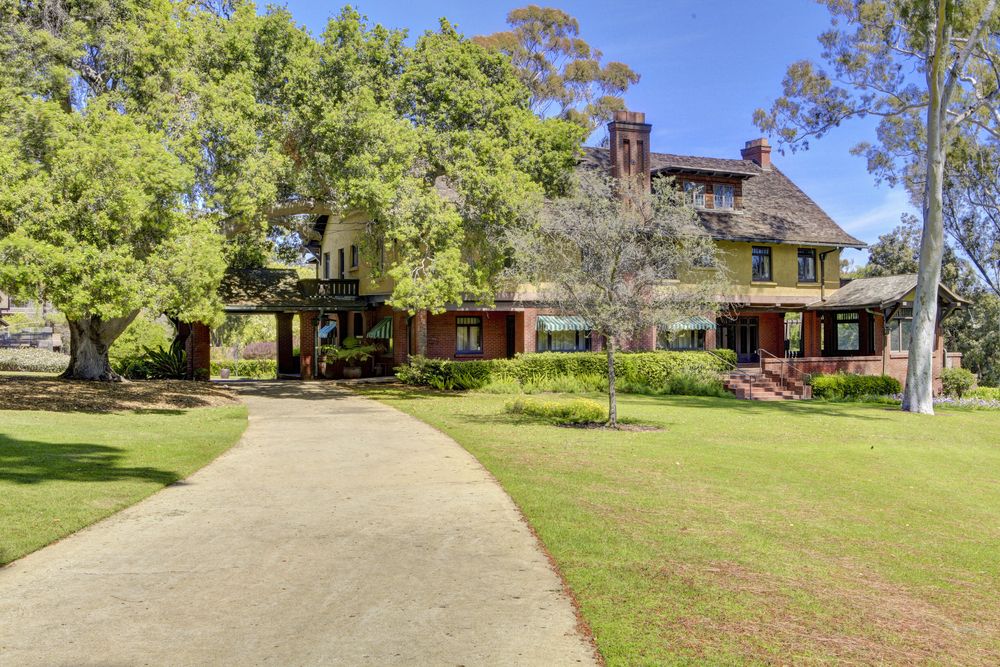 Exterior and landscape of Historic Marston House