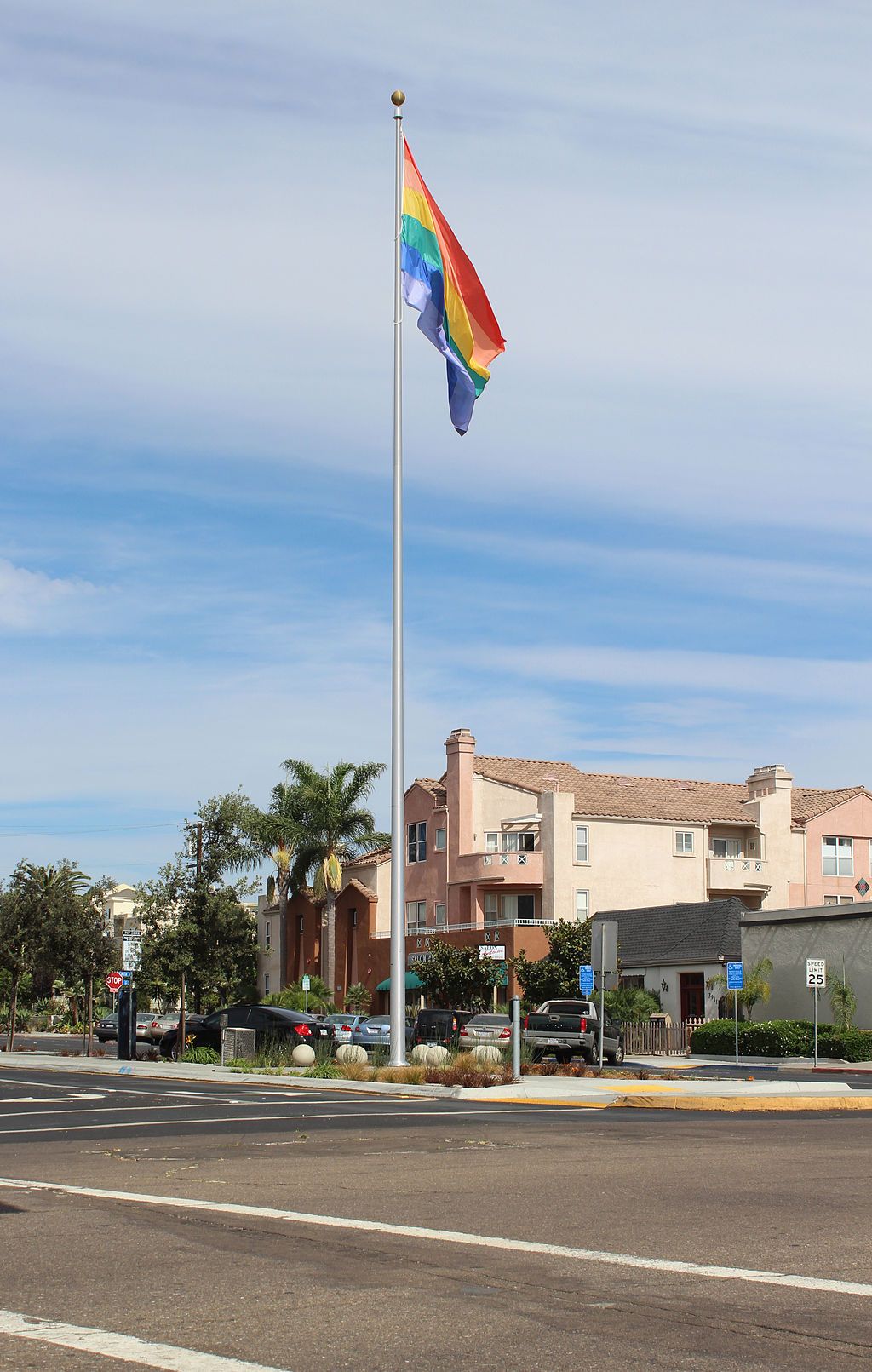 Pride flag at Hillcrest