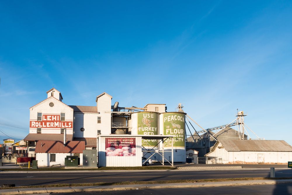 Exterior of Historic Lehi Roller Mills