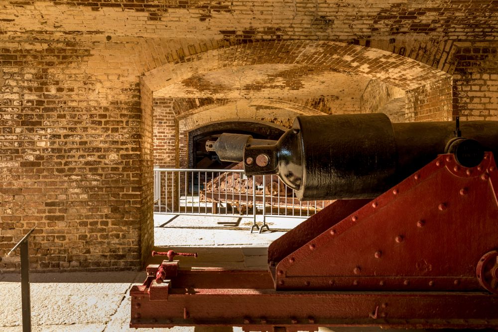 Cannon at Fort Sumter National Monument