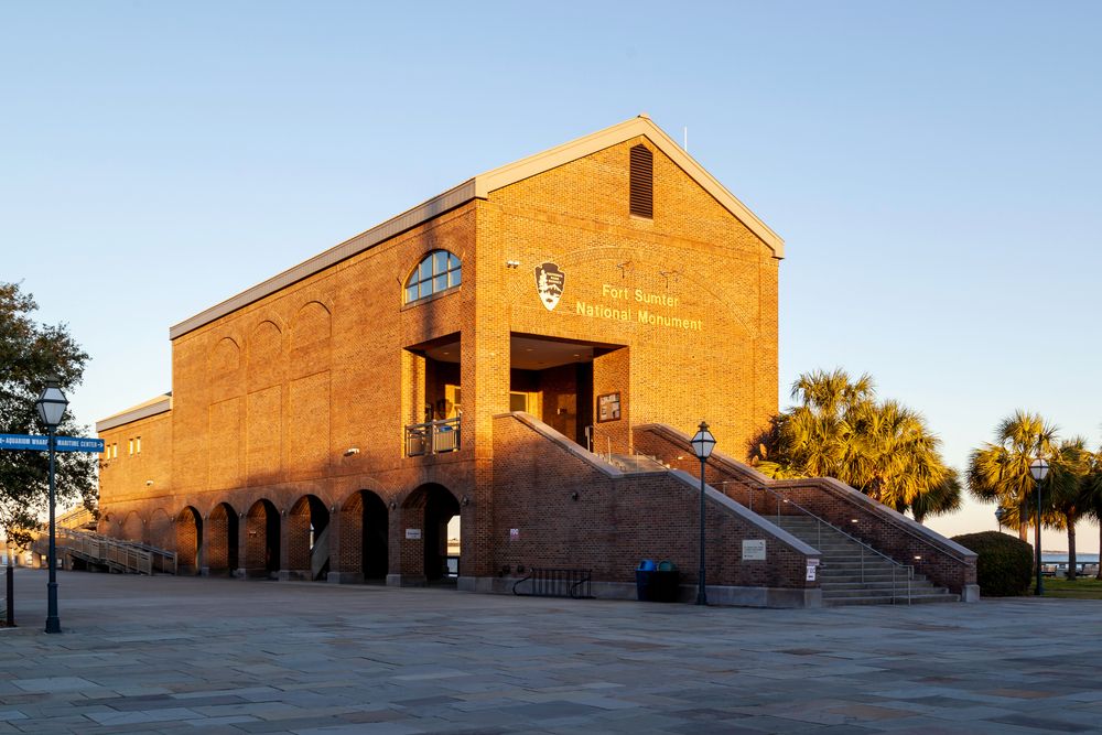 Exterior of Fort Sumter National Monument