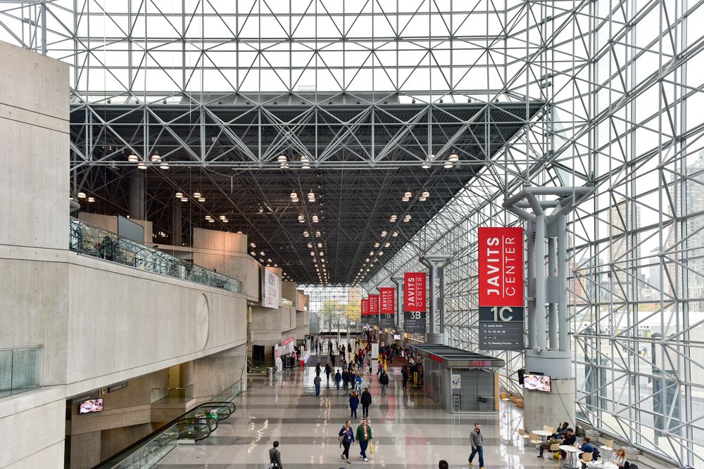 Interior of Javits Center
