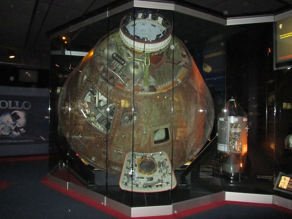 Apollo 13 command module in Cosmosphere