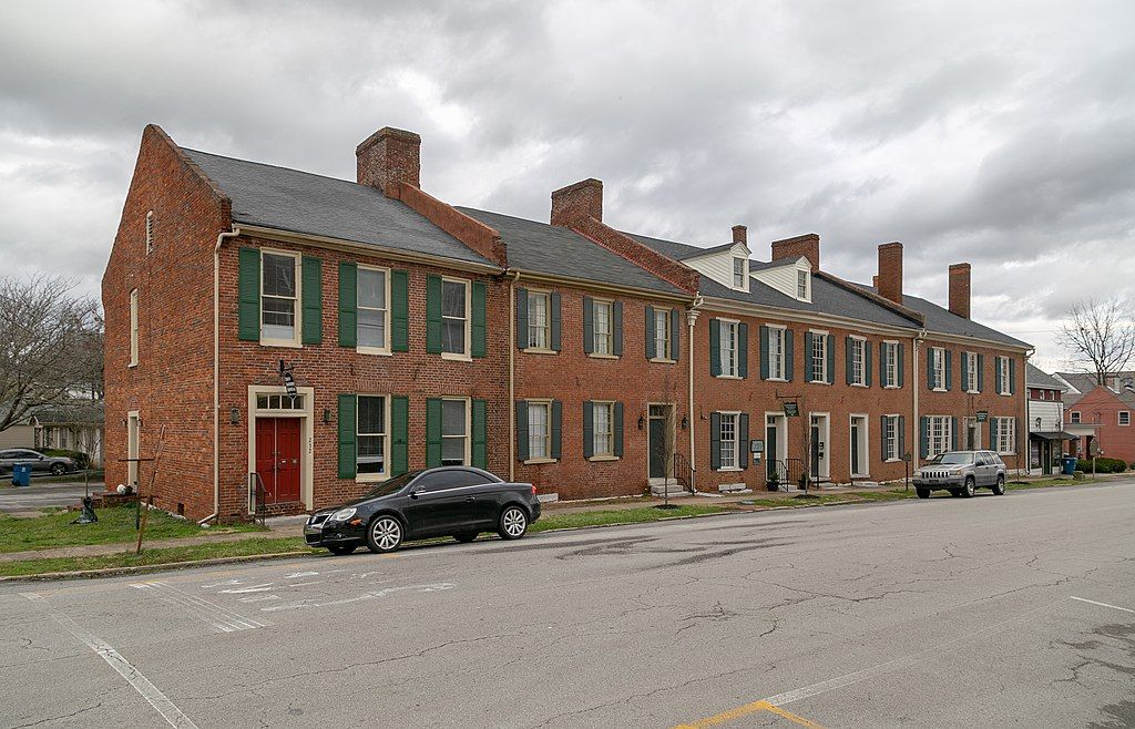 Exterior of Morgan Row; part of Harrodsburg Historical Society
