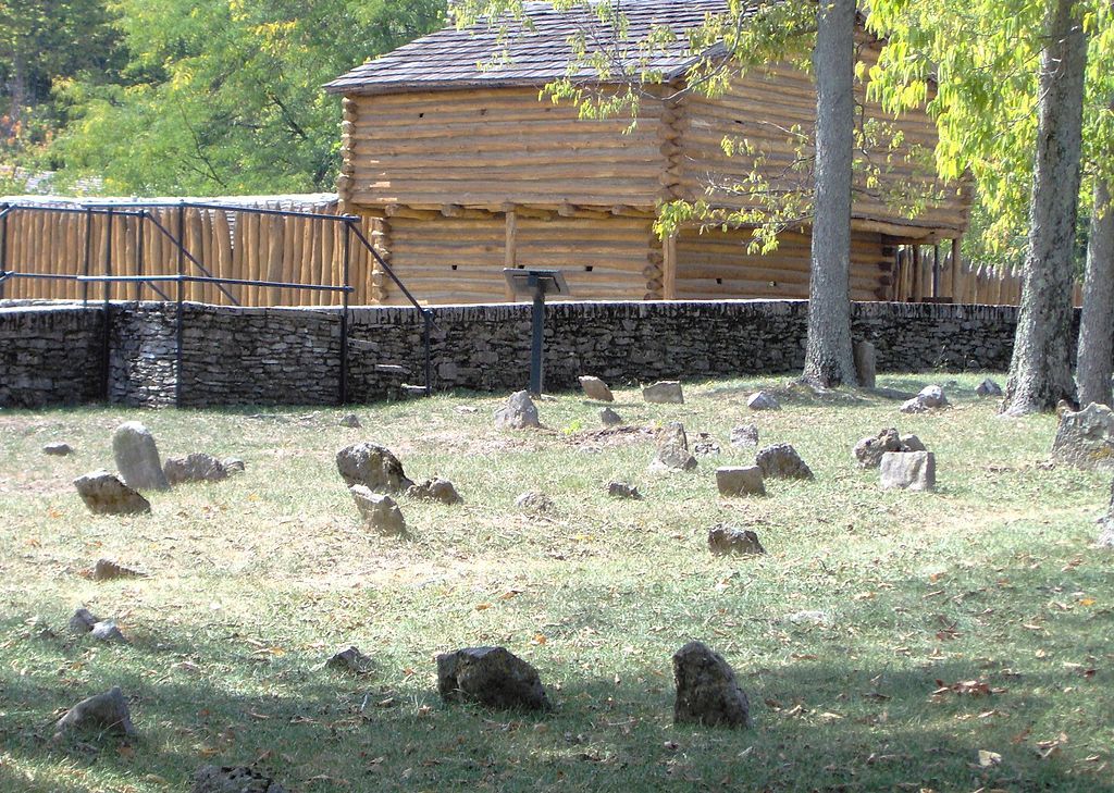 Pioneer cemetery at Old Fort Harrod State Park