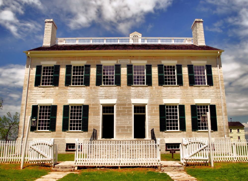 Exterior of a building at Shaker Village of Pleasant Hill