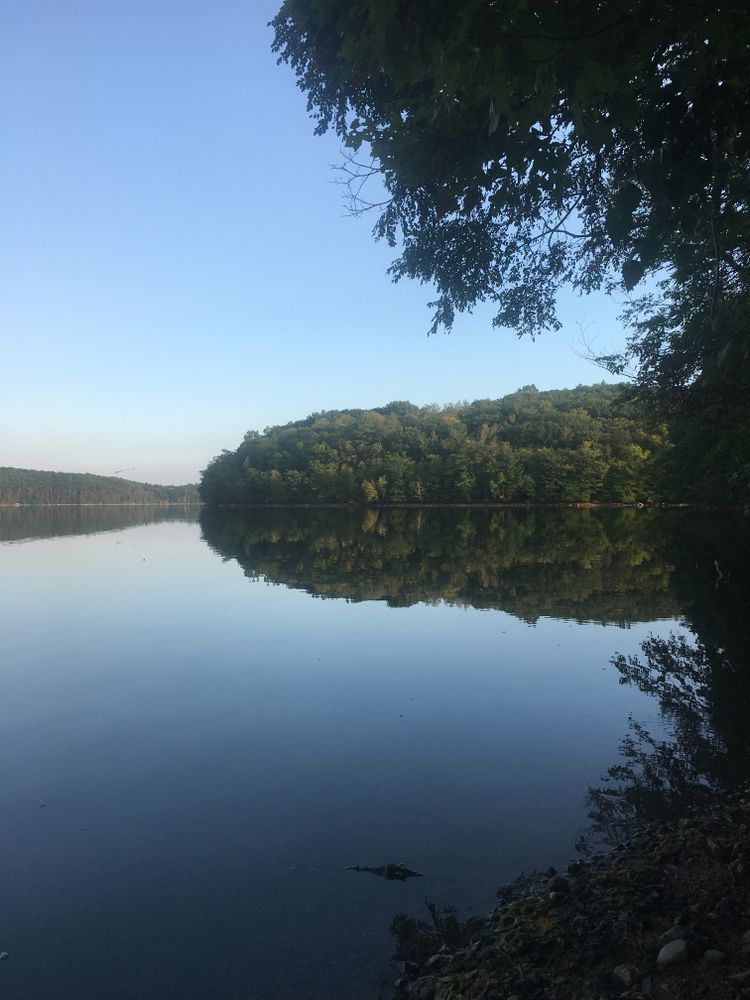 The waters of Lake Kenoza