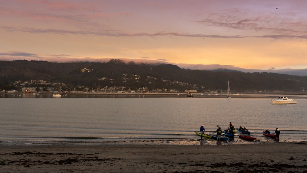 Kayaking on Pillar Point Harbor