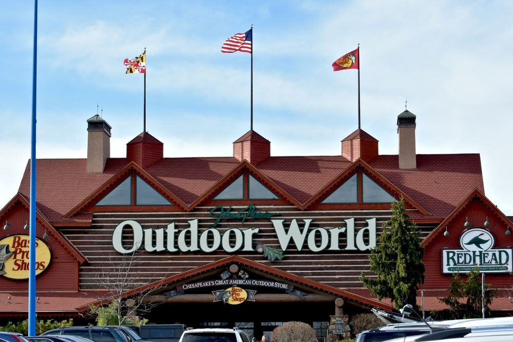 Exterior of Bass Pro Shops