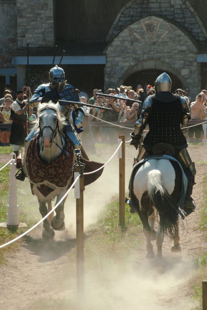 Jousters at Michigan Renaissance Festival
