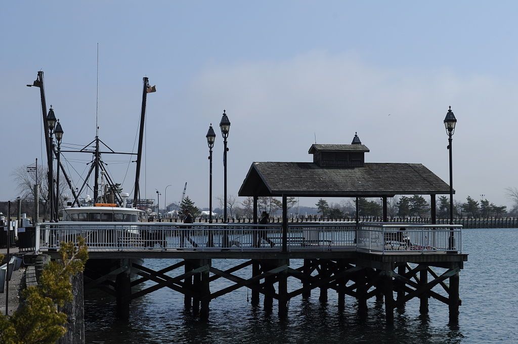 Viewing dock at Freeport Nautical Mile