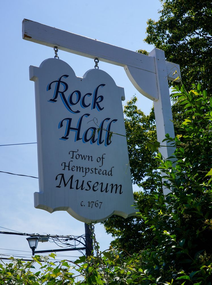 Signage of the Rock Hall Museum