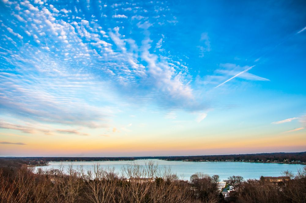 Sunset at Lake Macatawa