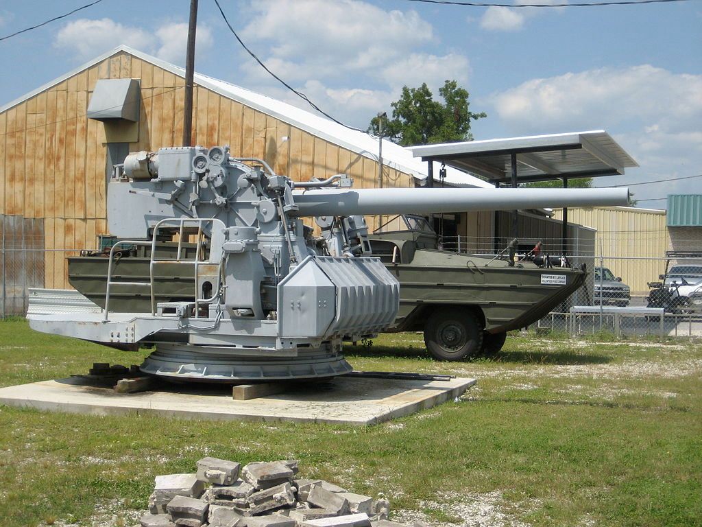 An old tank display outside the military museum.