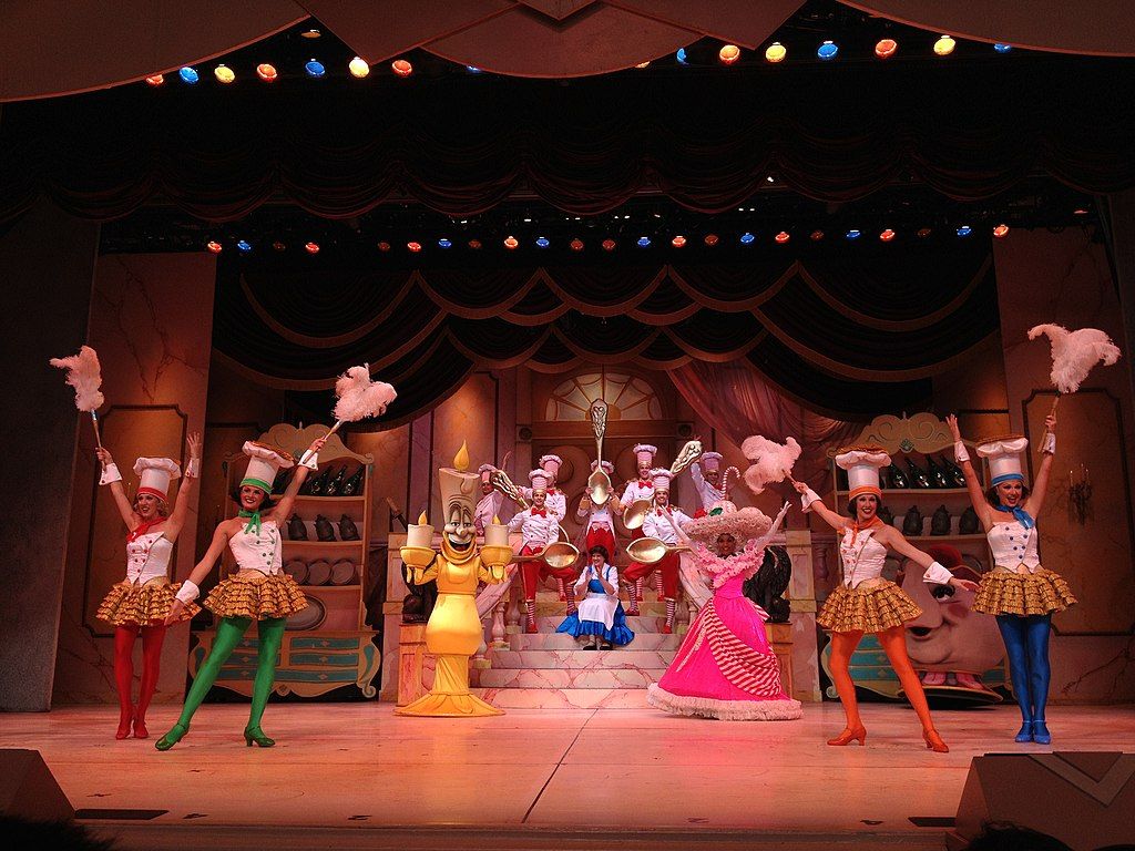 Musical number at Beauty and the Beast - Live on Stage