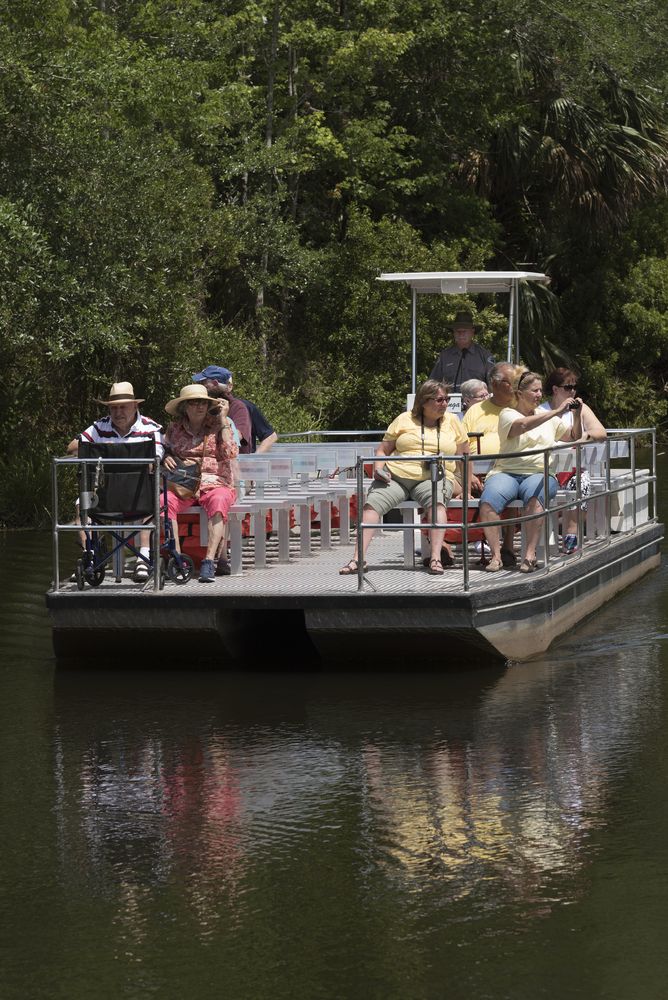 Boat ride at Homosassa Springs Wildlife State Park