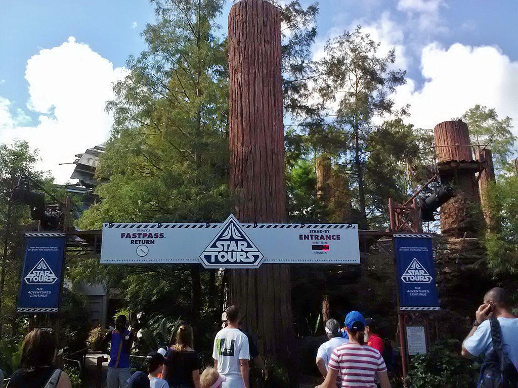 Entrance to Star Tours - The Adventures Continue