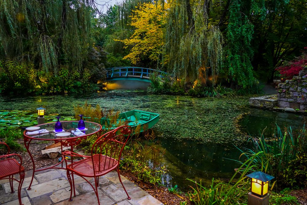Gorgeous arboretum at Grounds For Sculpture