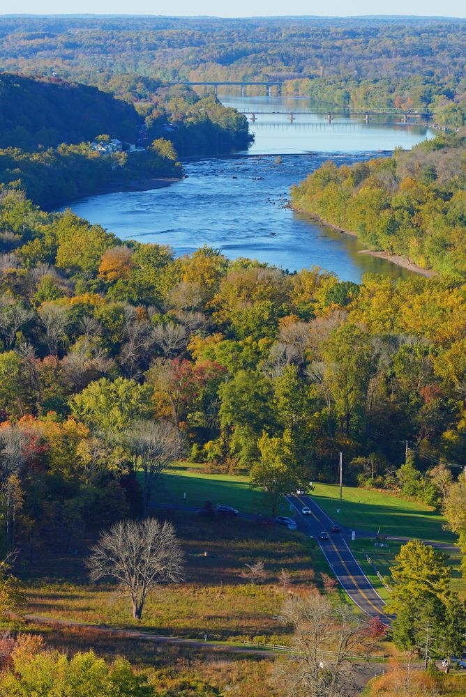 Scenic view from Bowman's Hill Tower