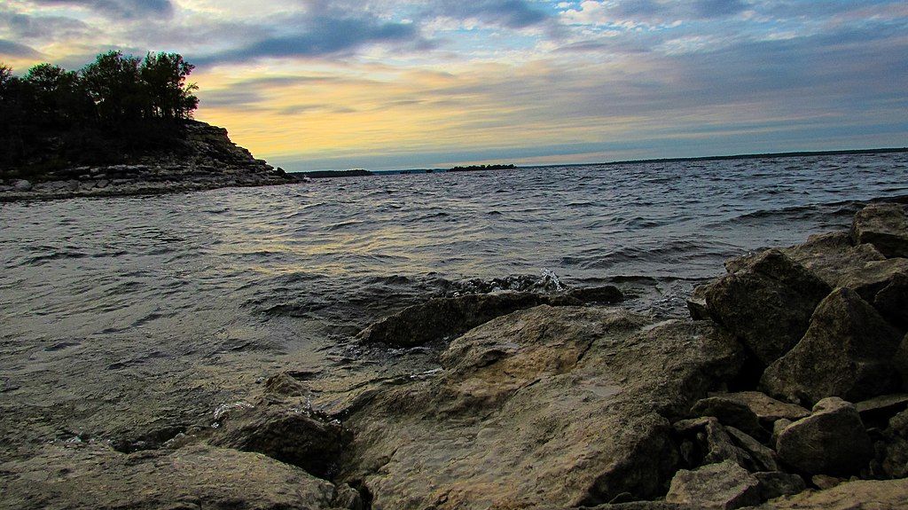 The waters of Lake Whitney