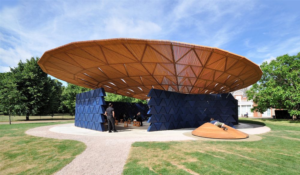 Temporary pavilion at Serpentine Galleries