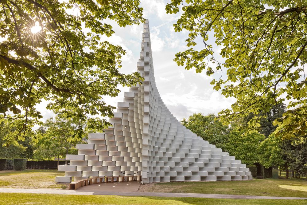 Temporary pavilion at Serpentine Galleries